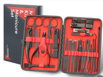 25-26 Piece Nail Clippers Set – Professional Manicure Kit