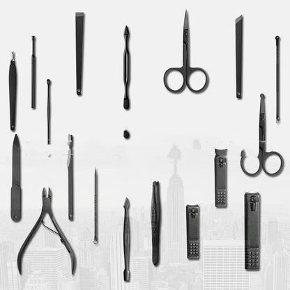 18-Piece Nail Clippers Set – Professional Manicure &amp; Pedicure Kit
