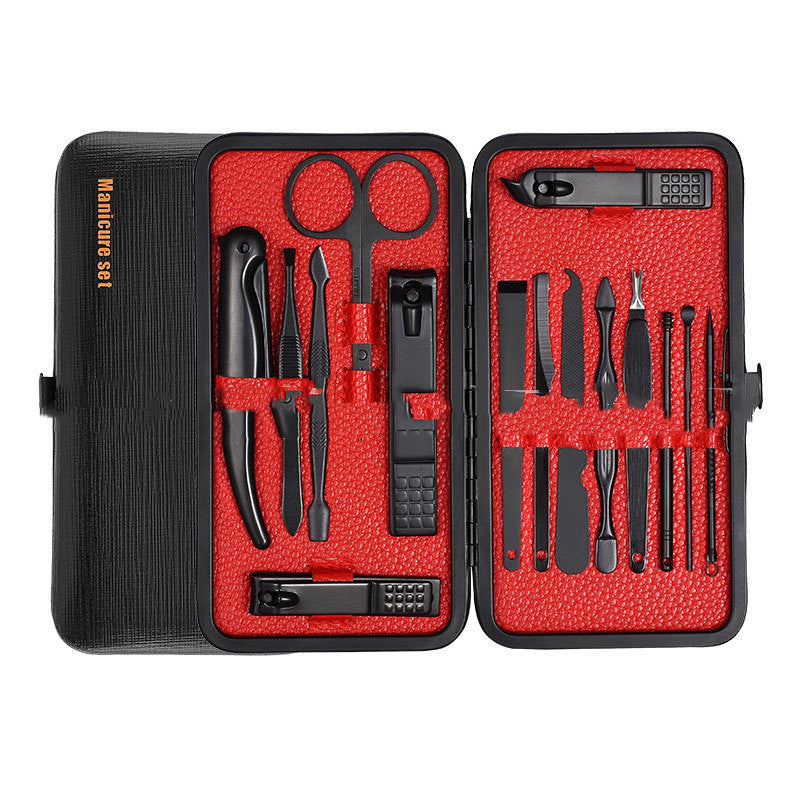 18-Piece Nail Clippers Set – Professional Manicure &amp; Pedicure Kit