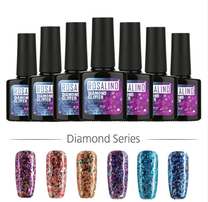 Diamond Nail Gel for Long-Lasting High Shine Finish