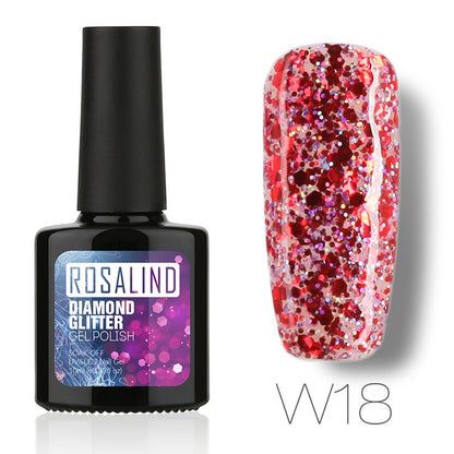 Diamond Nail Gel for Long-Lasting High Shine Finish