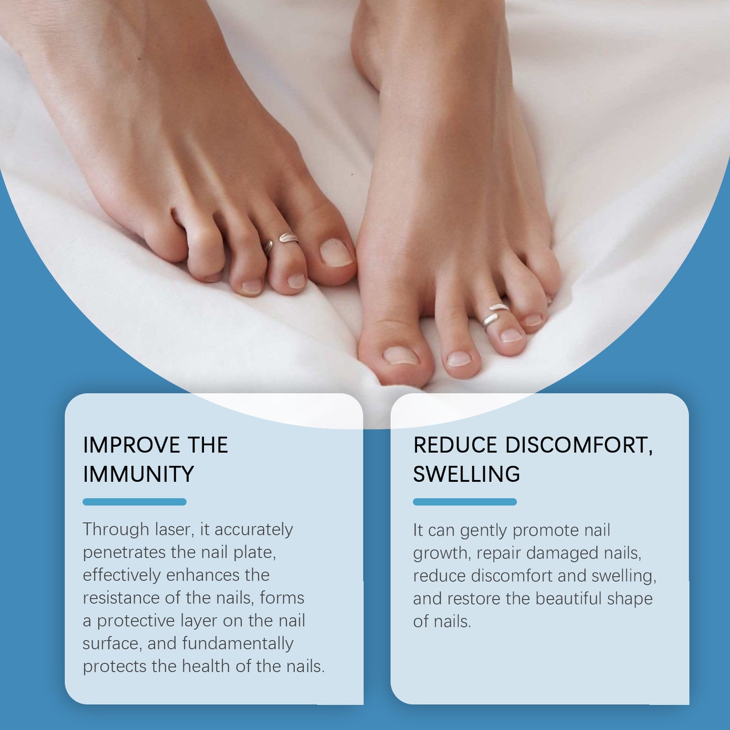 EOHOE Nail Repair Device: Improve nail health, reduce discomfort, and enhance nail growth for beautiful nails.