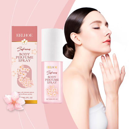 Cherry Blossom Body Perfume Spray Elegant Softening Skin
